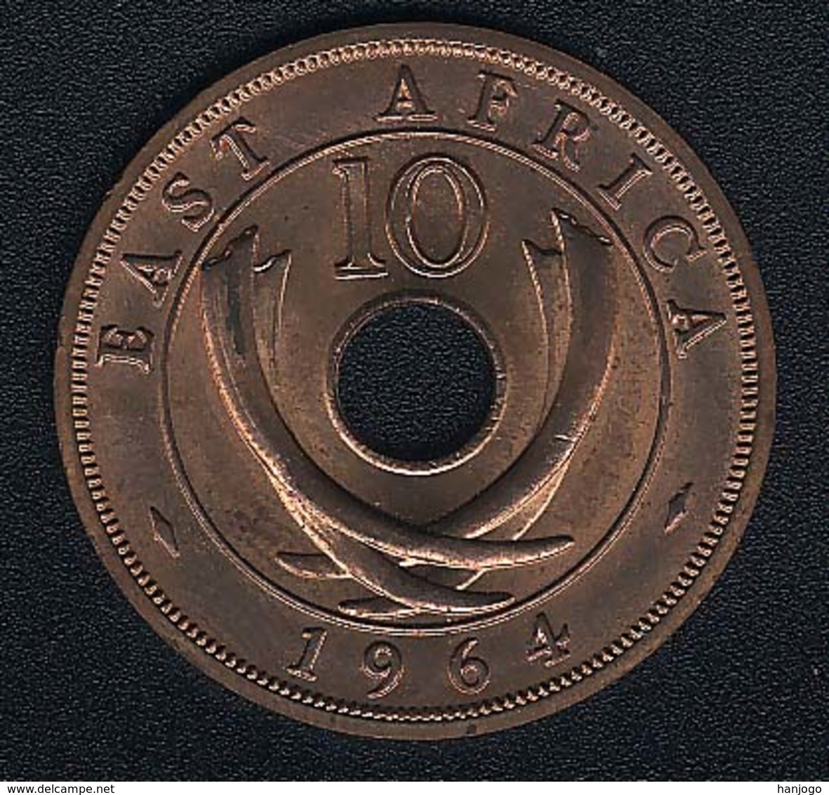 Britisch Ostafrika, 10 Cents 1964 H, UNC - Britische Kolonie