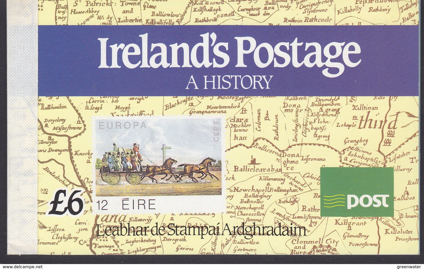 Ireland 1990 Ireland's Postage A History Booklet ** Mnh (42338) - Postzegelboekjes