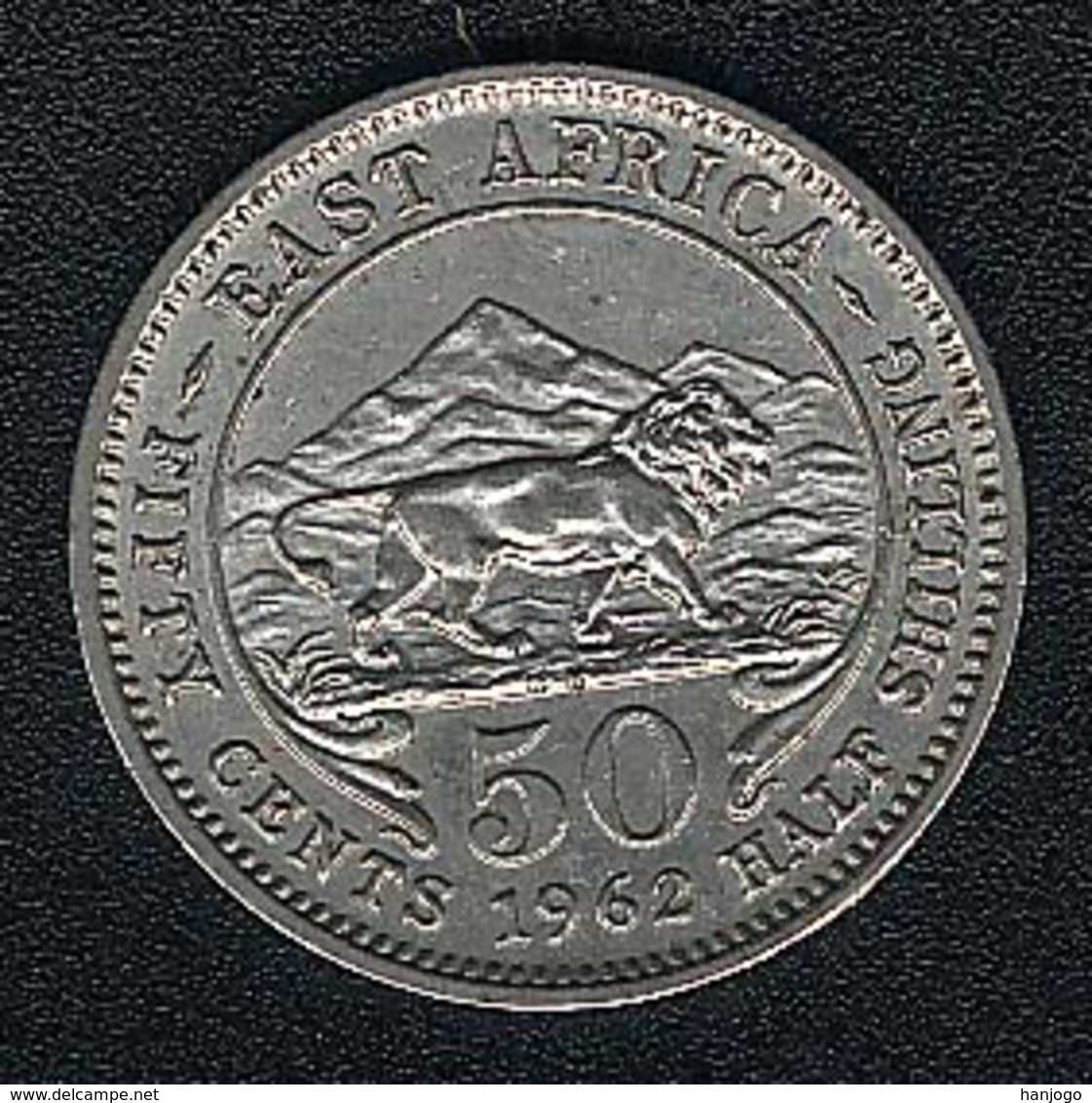 Britisch Ostafrika, 50 Cents 1962 KN, UNC - Britische Kolonie