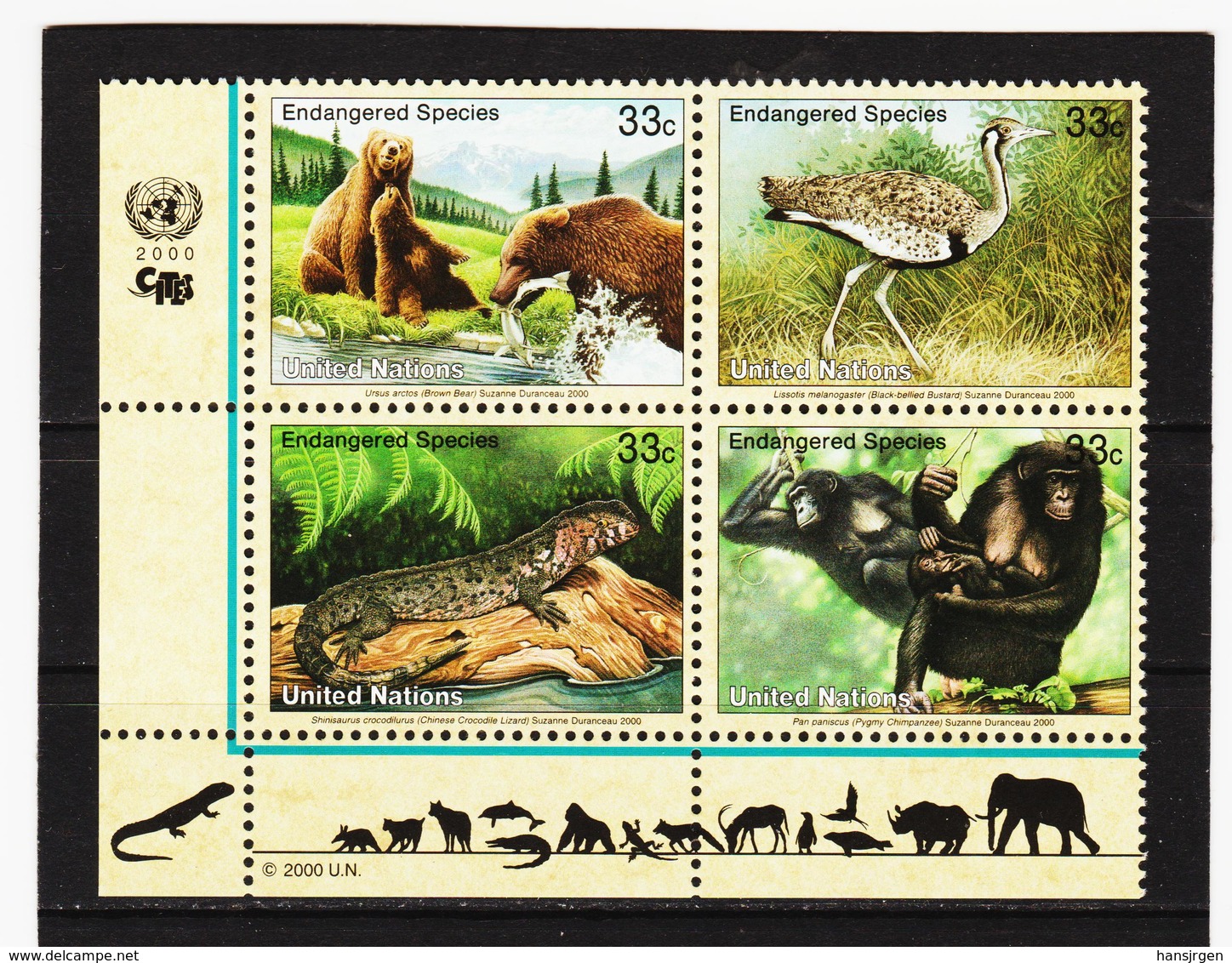 SRO348 UNO NEW YORK 2000 MICHL 831/34 Postfrisch Siehe ABBILDUNG - Unused Stamps
