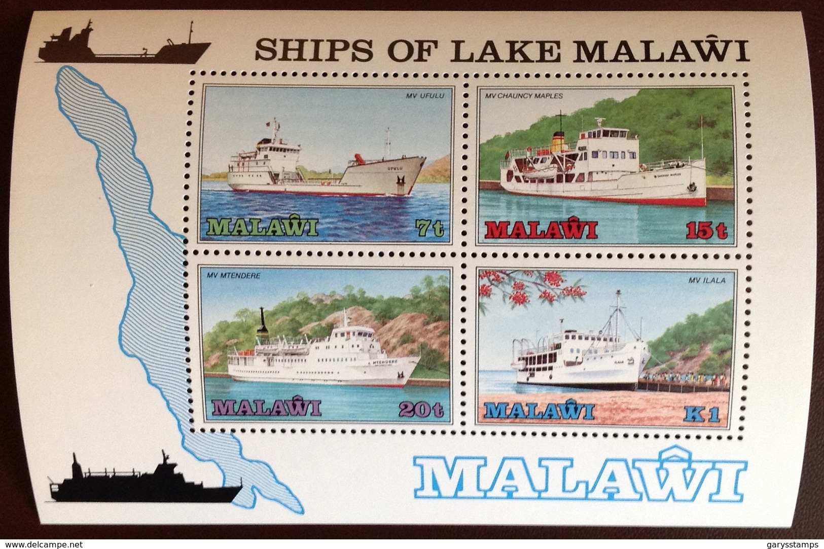 Malawi 1985 Ships Minisheet MNH - Malawi (1964-...)