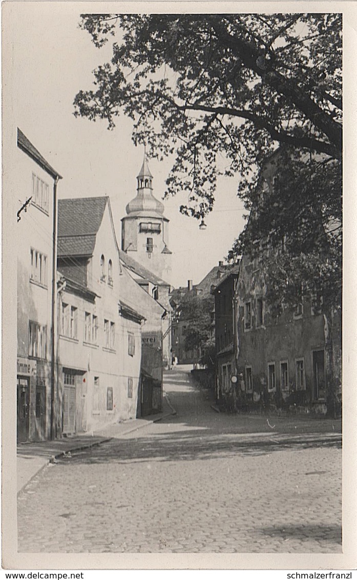 Foto Rohling Für AK Schwarzenberg Markt Untere Schloßstraße A Aue Lauter Neuwelt Erla Breitenbrunn Raschau Vogel ? DDR - Schwarzenberg (Erzgeb.)