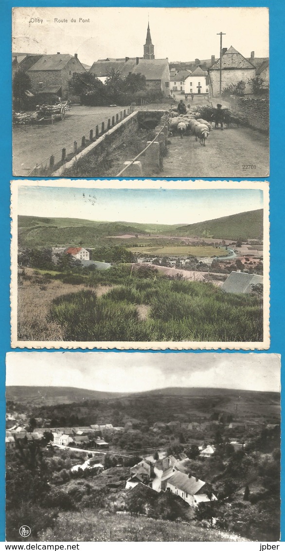 (G172) OLLOY-SUR-VIROIN - Panorama, Route Du Pont Avec Berger Et Troupeau De Moutons - Viroinval