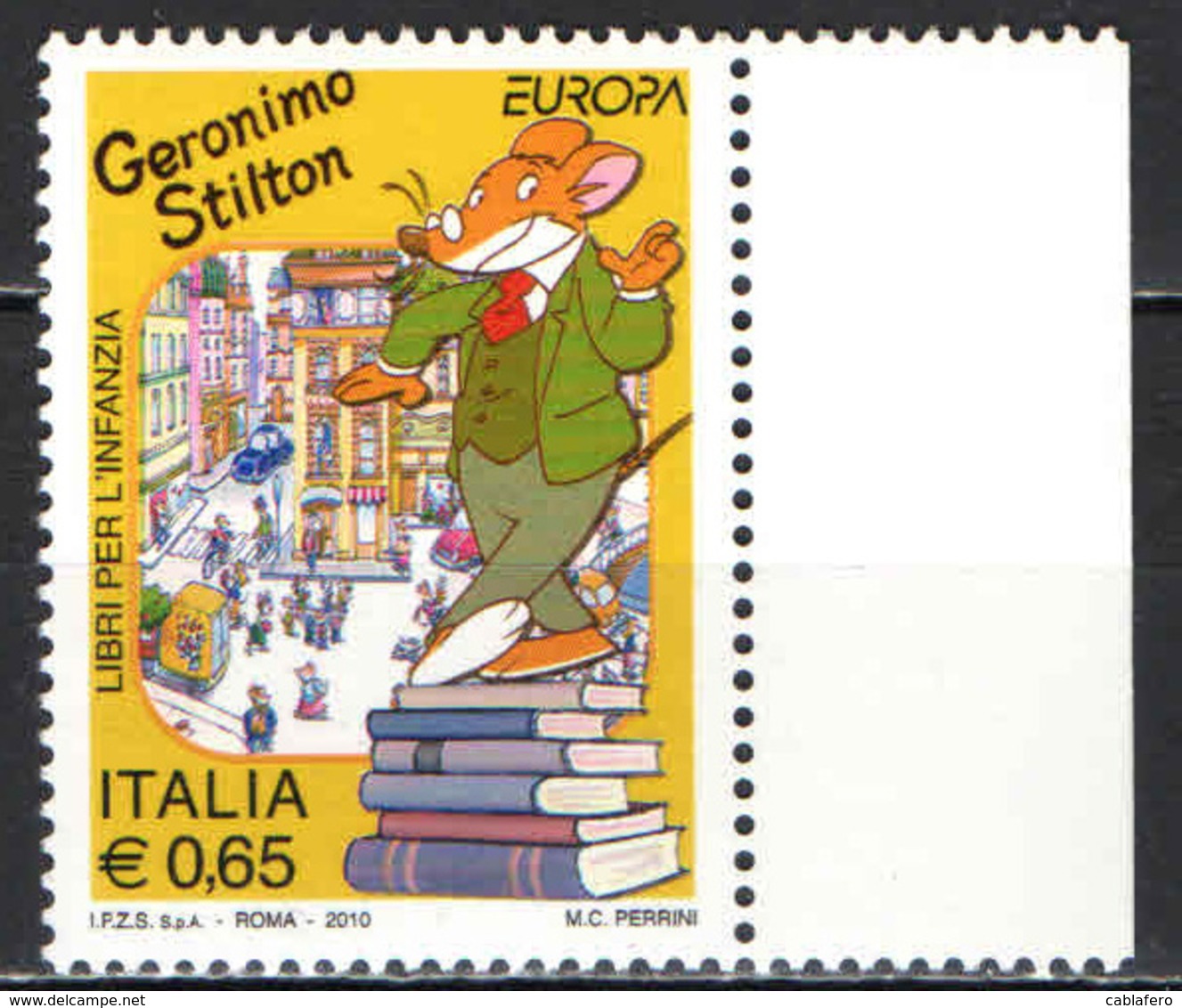 ITALIA - 2010 - EUROPA: LIBRI PER L'INFANZIA - GERONIMO STILTON - MNH - 2001-10: Ungebraucht