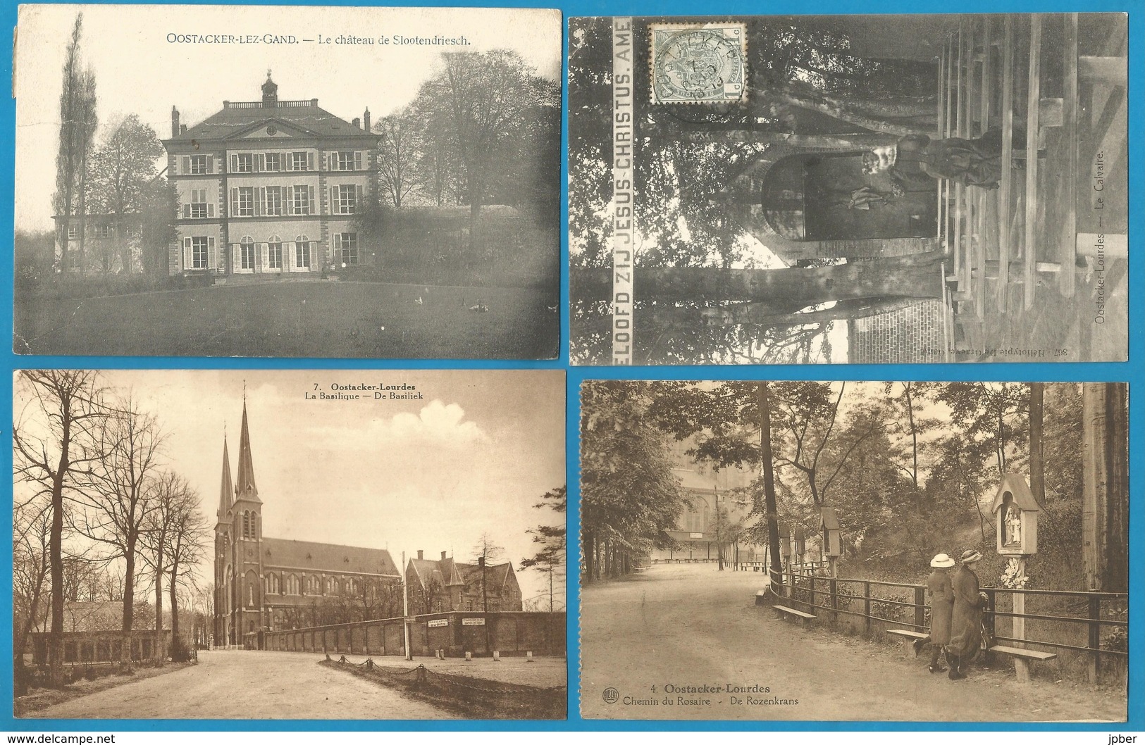 (G175) OOSTAKKER - Château De Slootendriesch - Basilique - Chemin Du Rosaire - Calvaire - Gent