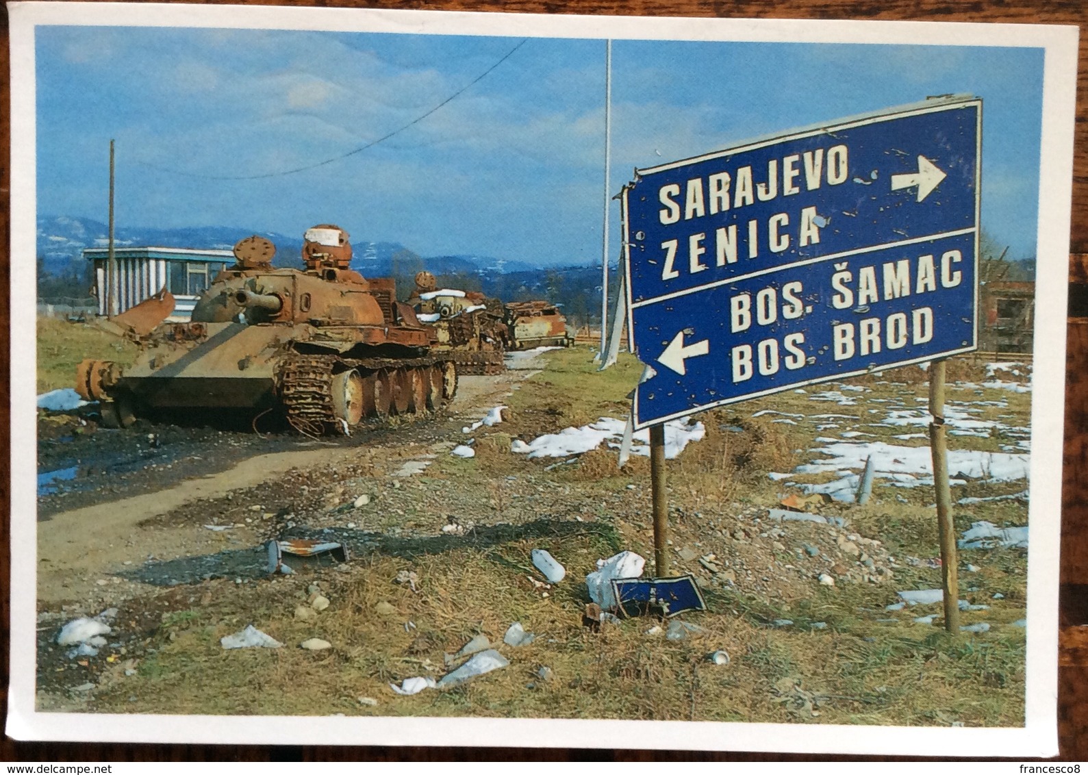 Doboj  The Road Between Sarajevo And Bosanski Brod ... ITALFOR / SFOR - Bosnia Erzegovina