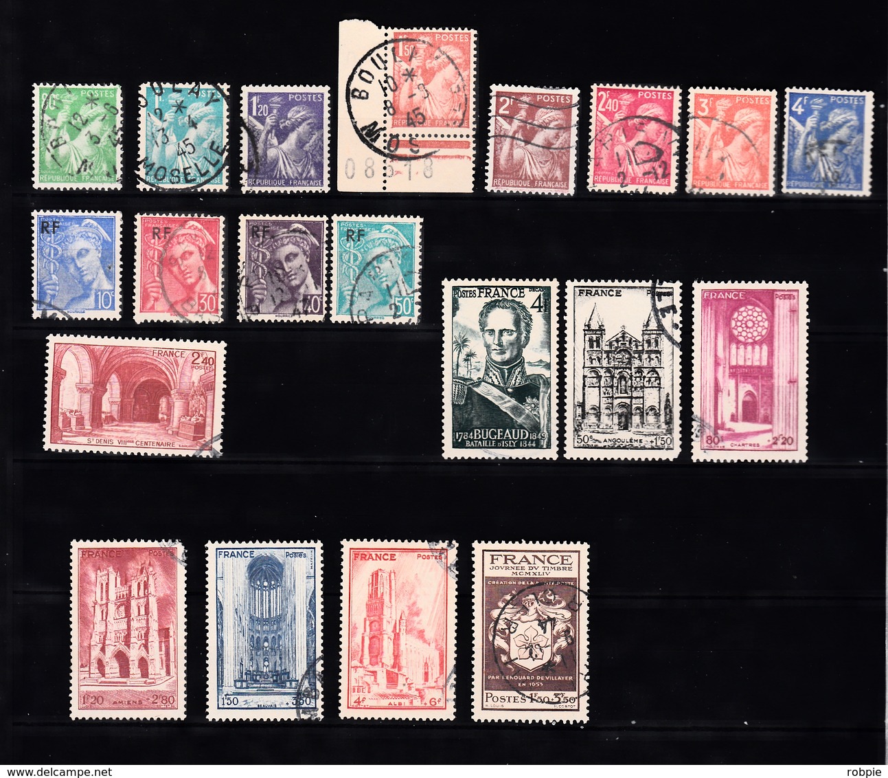 Année 1944   - Timbres Oblitérés - Used Stamps