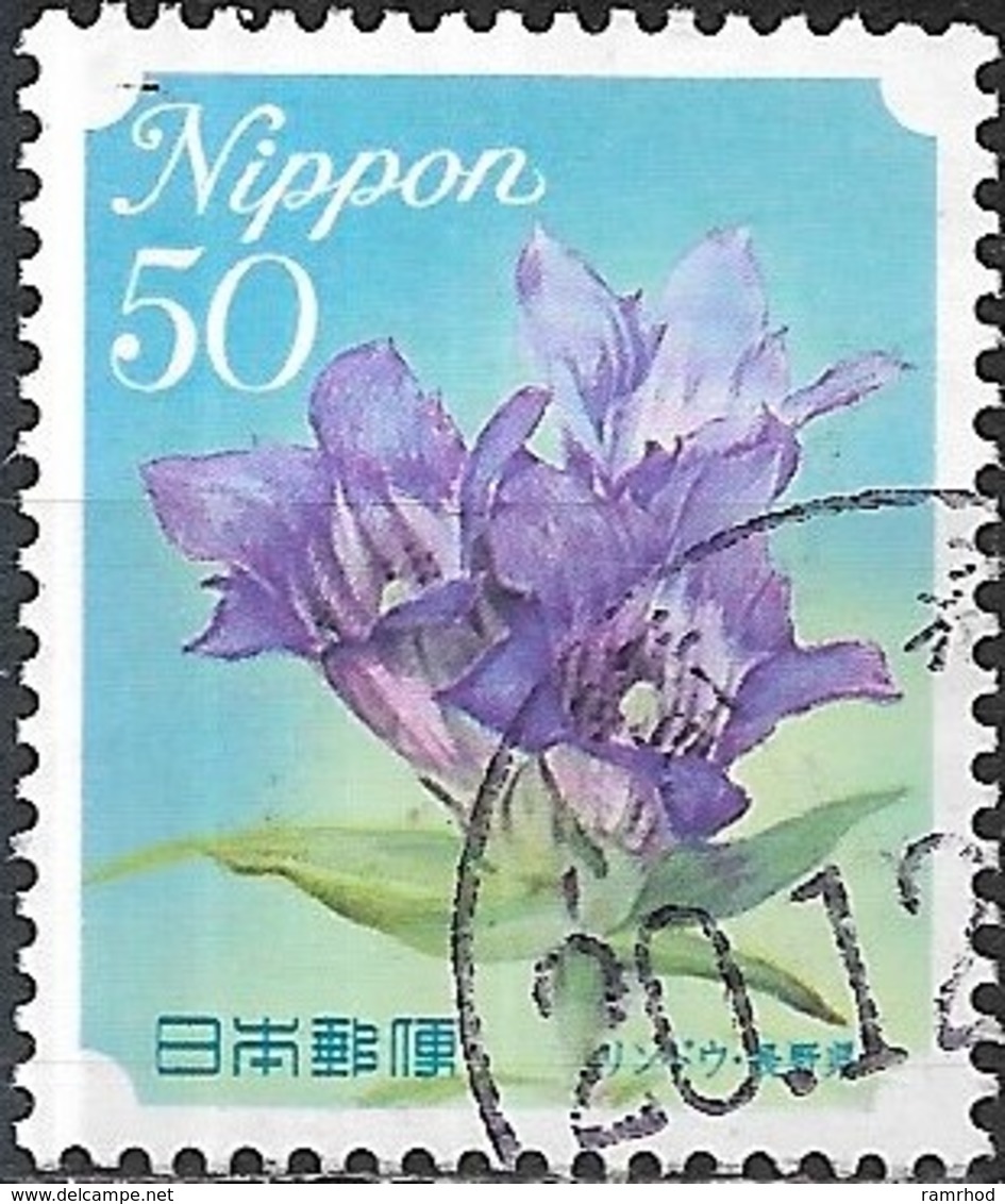 JAPAN (FUKUSHIMA PREFECTURE) 2008 Prefectural Flowers -50y - Gentian FU - Oblitérés