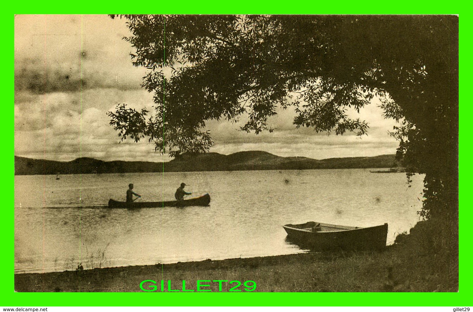 LAC AUX SABLES, QUEBEC - AUBERGE DU LAC AUX SABLES VUE DE L'AUBERGE, STE AGATHE DES MONTS - CANOTIER - GIGNAC OFFSET - - Autres & Non Classés