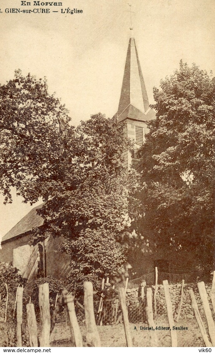 58  GIEN SUR CURE L'EGLISE - Autres & Non Classés