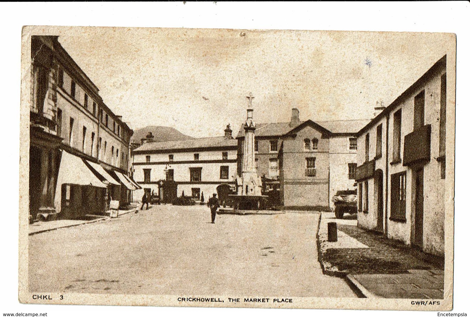 CPA - Carte Postale - Royaume Uni -Powys- Crickhowe- The Market Place-1949 VM2261 - Other & Unclassified