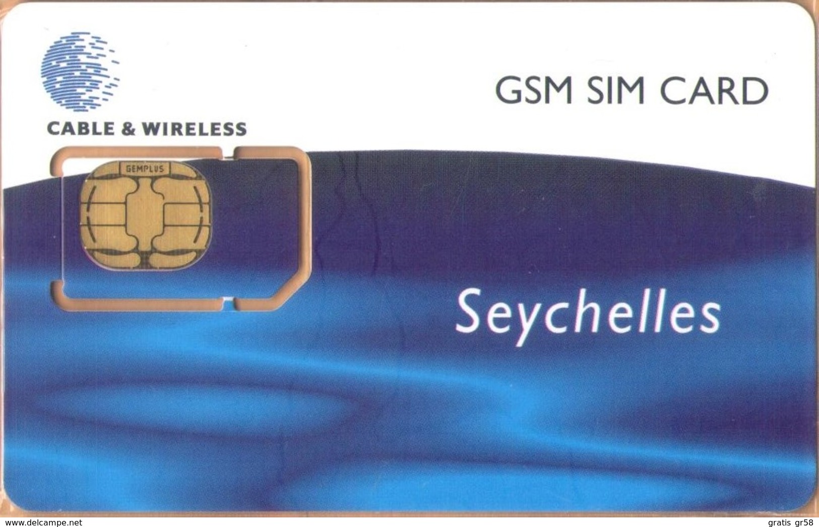 Seychelles - SC-C&W-GSM-0003, Cable & Wireless - GSM / SIM, Seychelles - GSM SIM Card, Mint - Seychelles