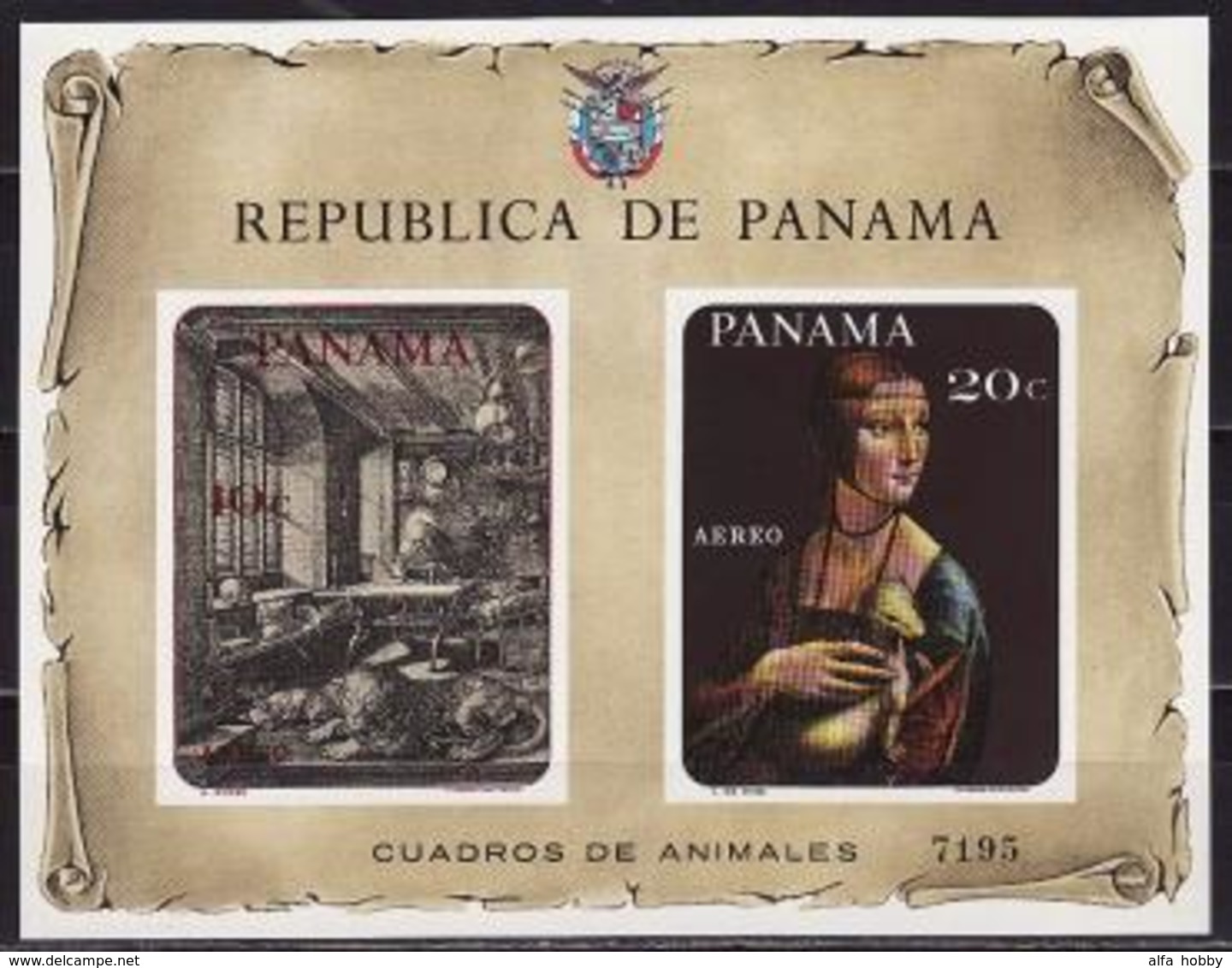 Panama, 1967, Painting, Durer Da Vinci Block - Andere & Zonder Classificatie