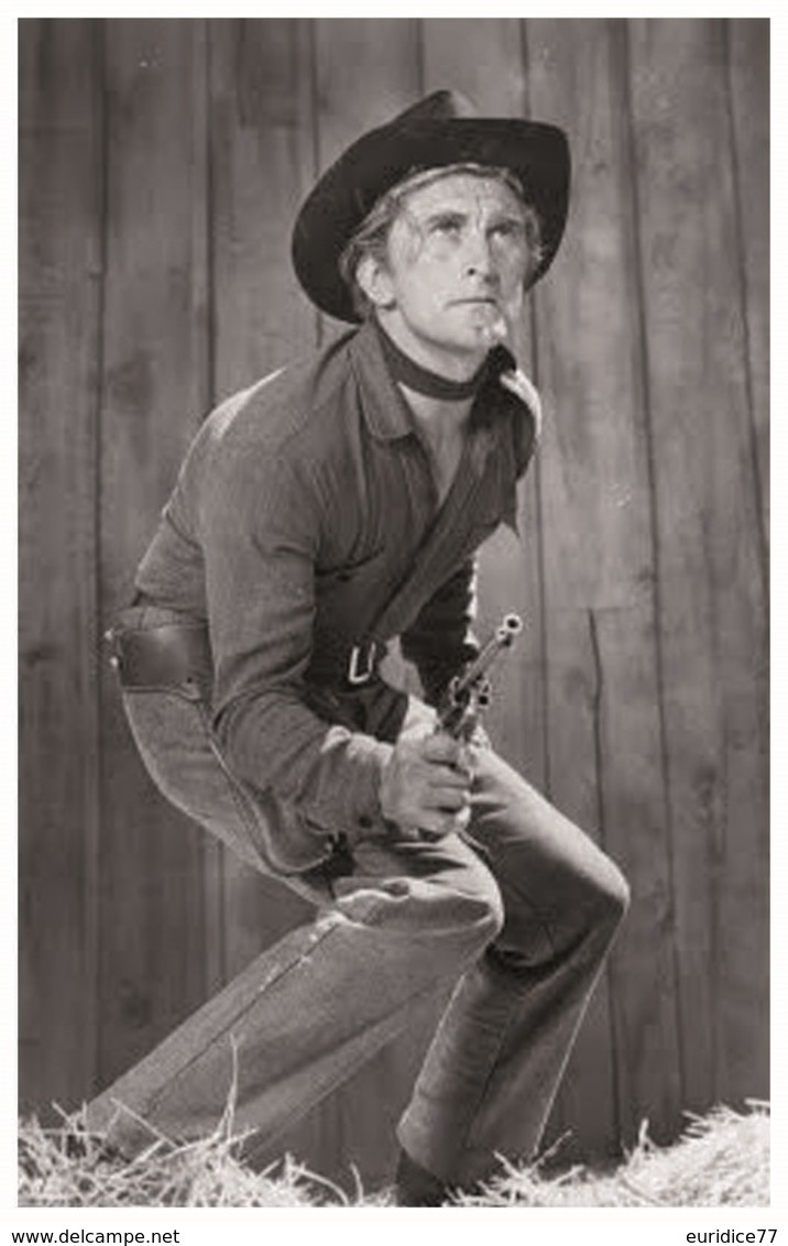 KIRK DOUGLAS RWP (001) PHOTO Postcard -  Legends Of Western Film Star Movie - Artistas