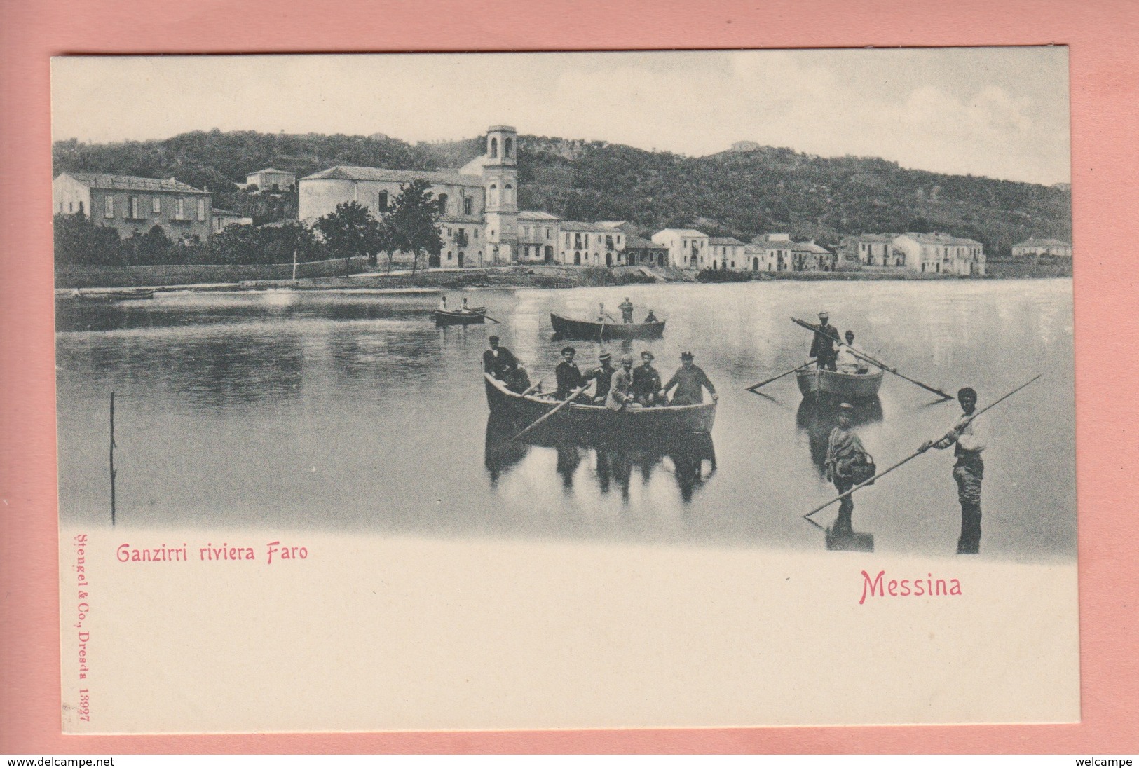 TWO OLD POSTCARDS  ITALY - ITALIA -  MESSINA - 1900'S - Messina