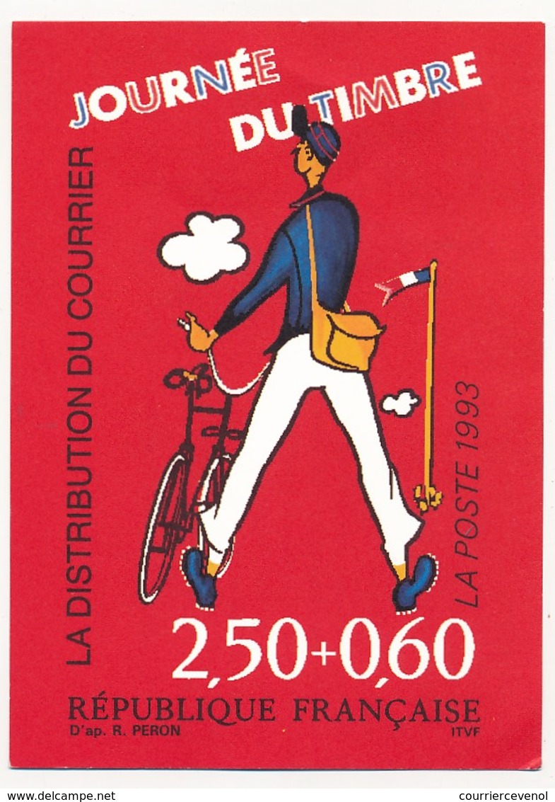 FRANCE => 1 Carte Simili-entier + 2 FDC "Distribution Du Courrier" (Facteur De Jacques Tati) - Paris - 6 Mars 1983 - Día Del Sello