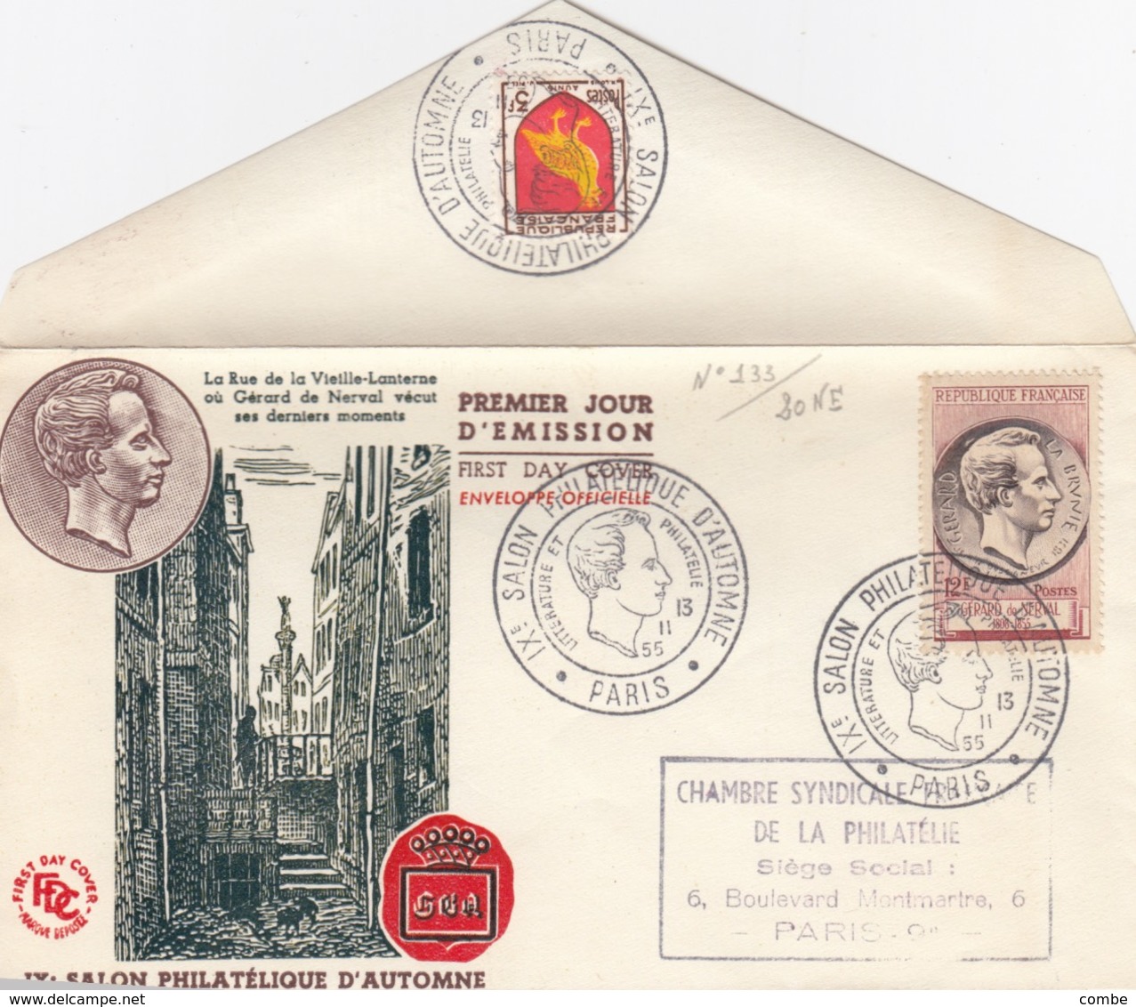 FDC 1955 PARIS - 1950-1959