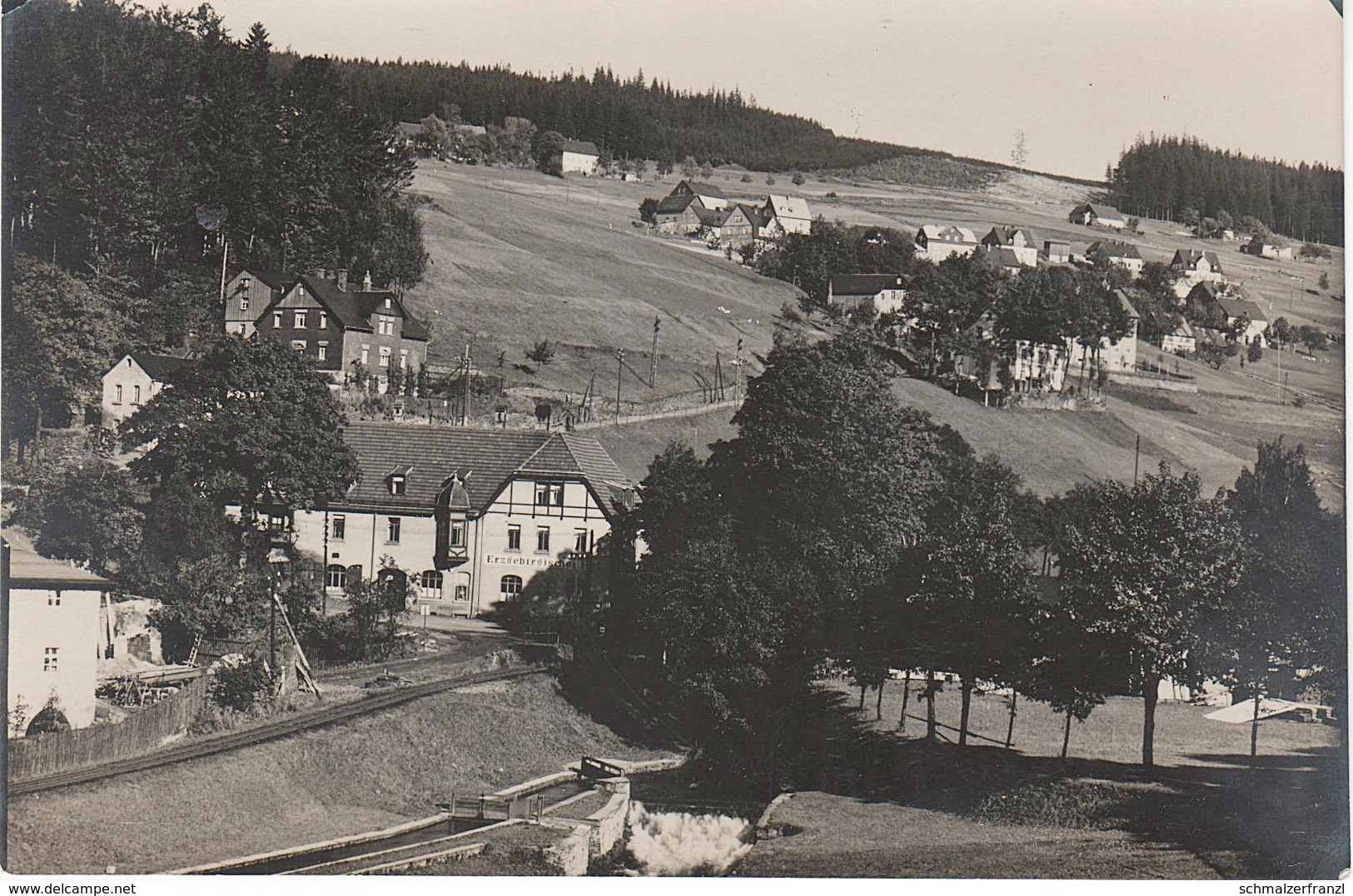 Foto Rohling AK Rittersgrün Gasthof Erzgebirgischer Hof Eisenbahn Strecke A Breitenbrunn Vogel Schwarzenberg Erzgebirge - Breitenbrunn