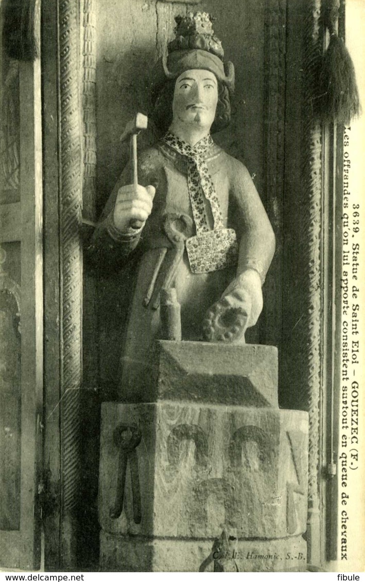 29- GOUEZEC Statue De Saint Eloi - Gouézec