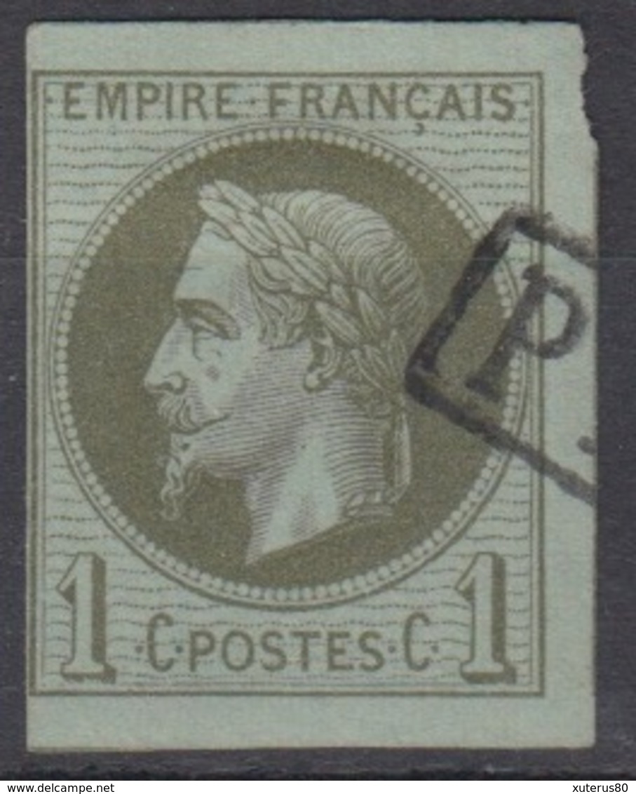 #135 COLONIES GENERALES N° 7 Oblitéré PD Dans Un Rectangle (Réunion) - Napoléon III