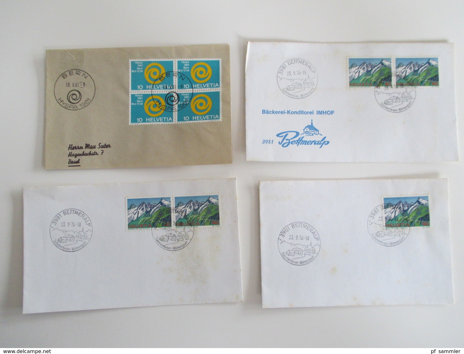 Schweiz 1960er Jahre FDC / Sonderstempel / Sonderbelege Insgesamt 260 Stück! Auch Kleinformatige Umschläge! - Colecciones (sin álbumes)