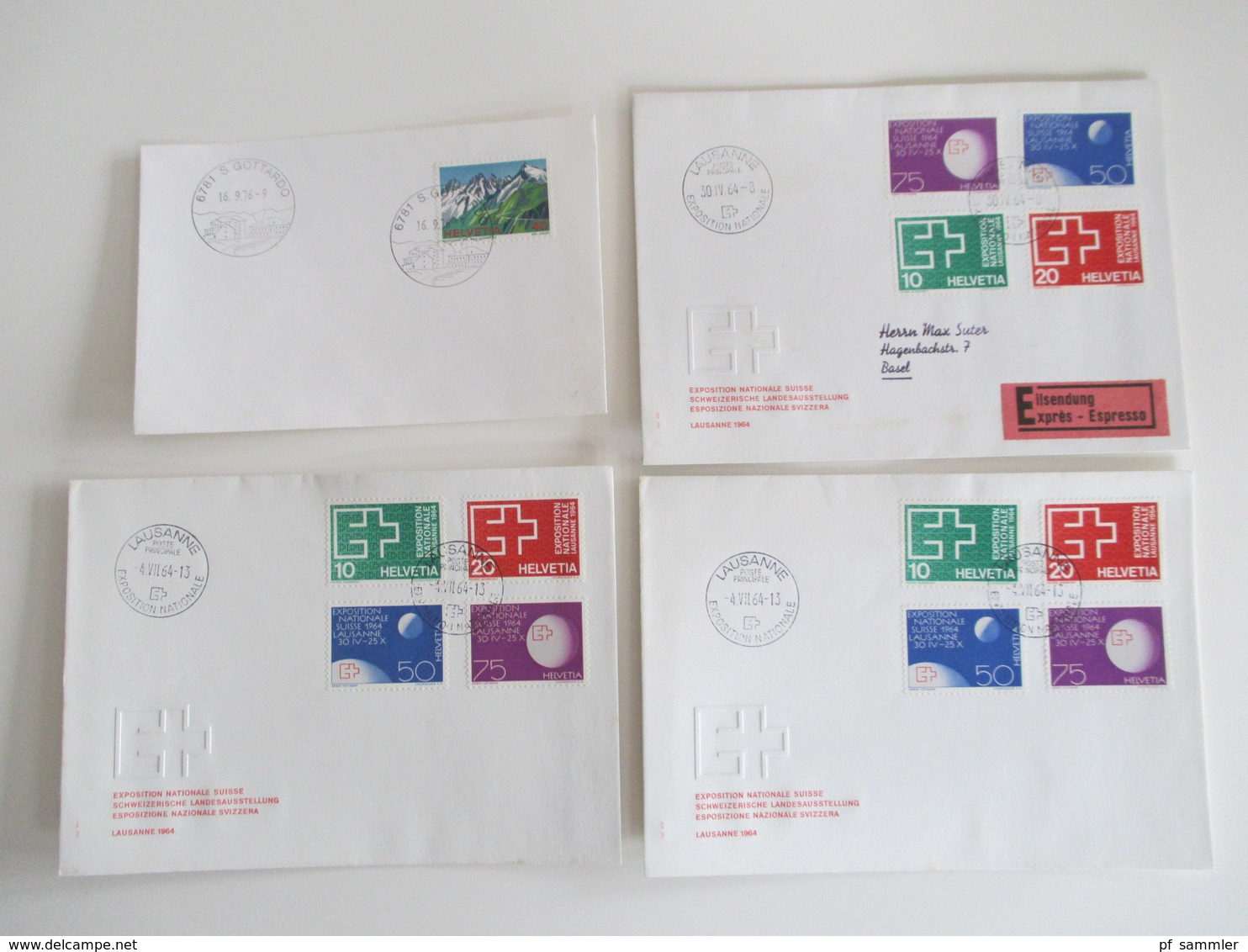 Schweiz 1960er Jahre FDC / Sonderstempel / Sonderbelege Insgesamt 260 Stück! Auch Kleinformatige Umschläge! - Collections (sans Albums)