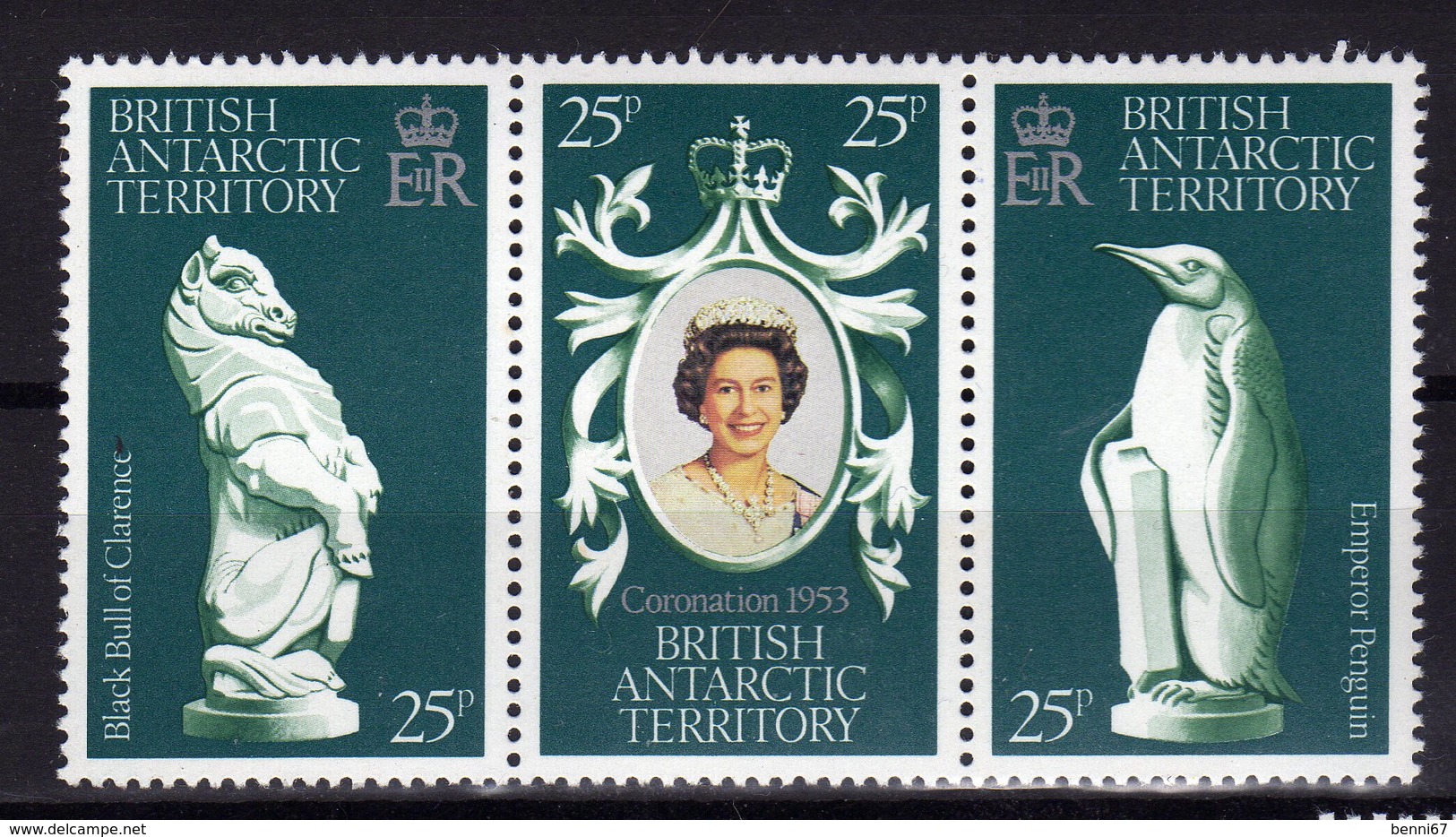 ANTARCTIQUE BRITANNIQUE BAT 1978 Coronation Yv 75/77 MNH ** - Ungebraucht