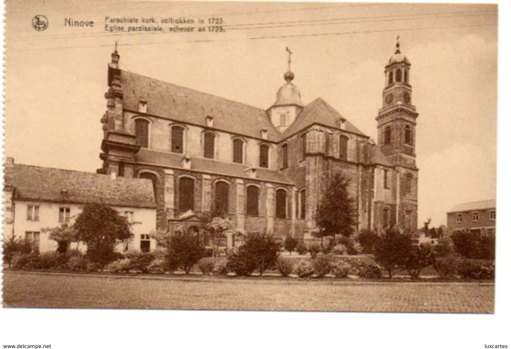 NINOVE. EGLISE PAROISSIALE. ACHEVEE EN 1723. - Ninove