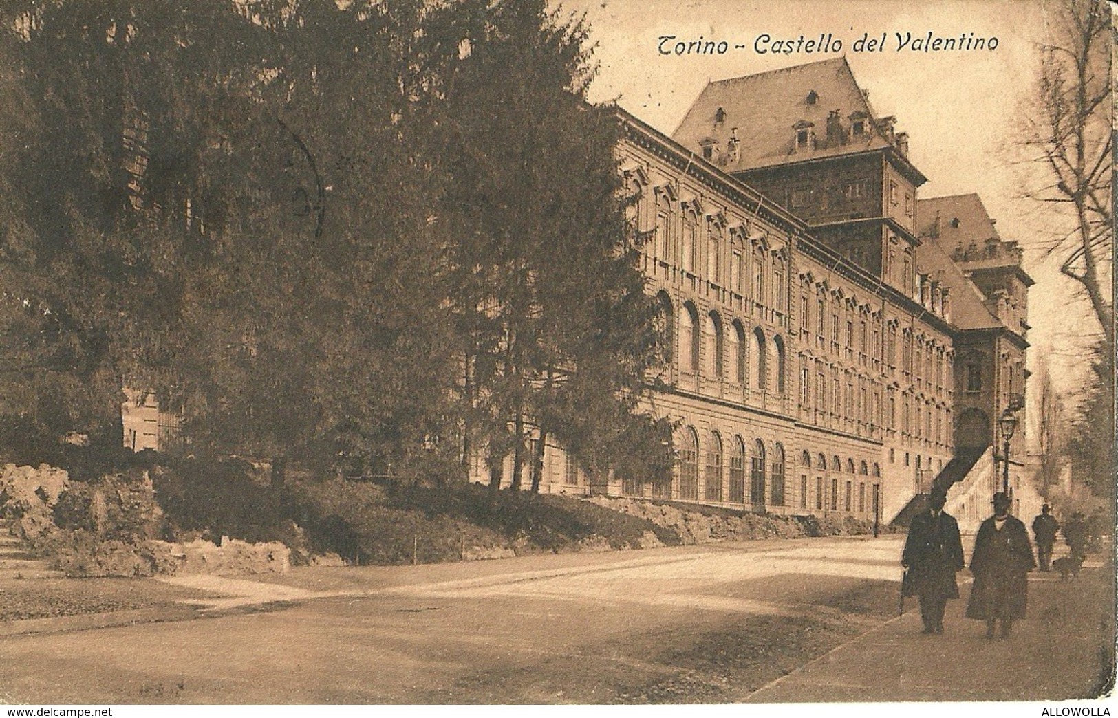 3243 "TORINO-CASTELLO DEL VALENTINO" CART. POS. ORIG. SPEDITA 1908 - Castello Del Valentino