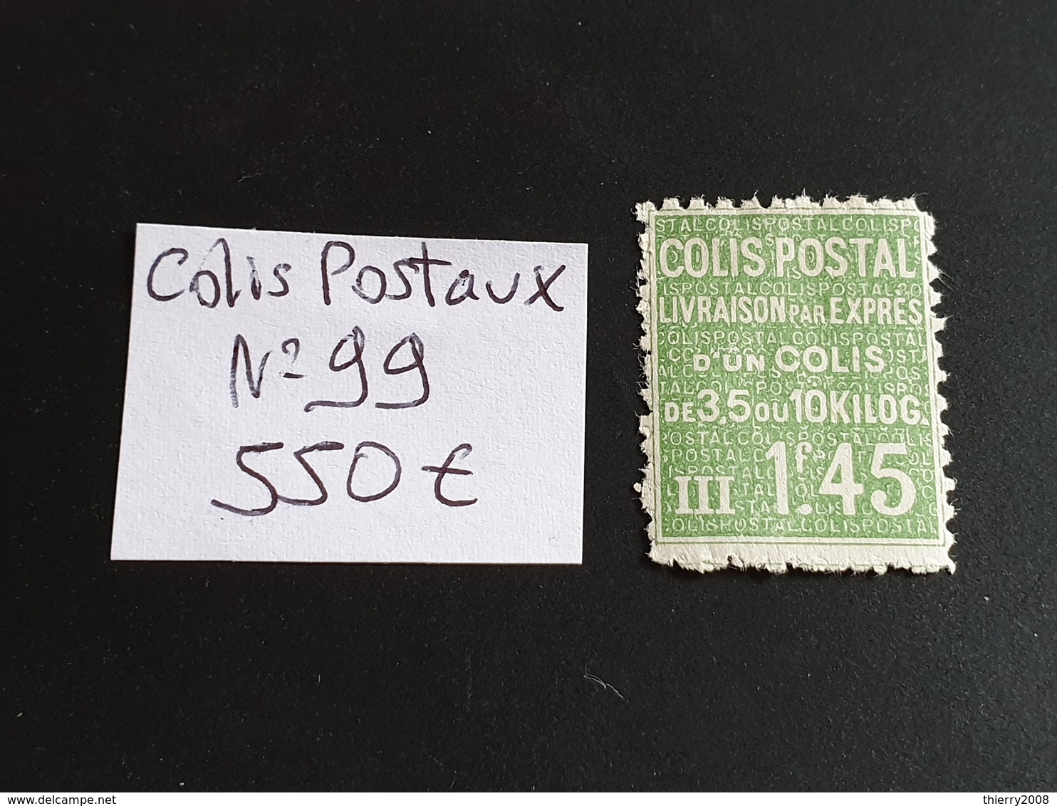 Colis Postaux  N° 99 Neuf * Gomme D'Origine  TB - Neufs