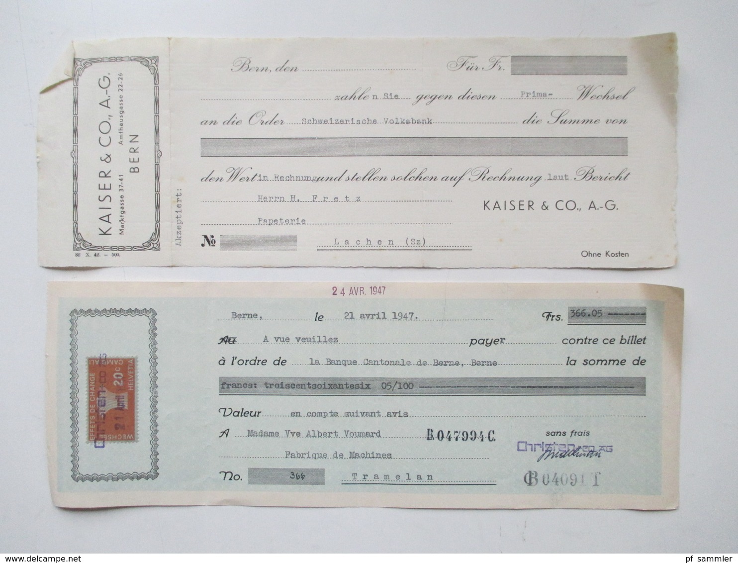 Schweiz 1900 - 1966 Wechsel / Dokumente Viele Mit Stempelmarken / Fiskalmarken. Insgesamt Ca. 100 Stück! Revenues - Fiscale Zegels