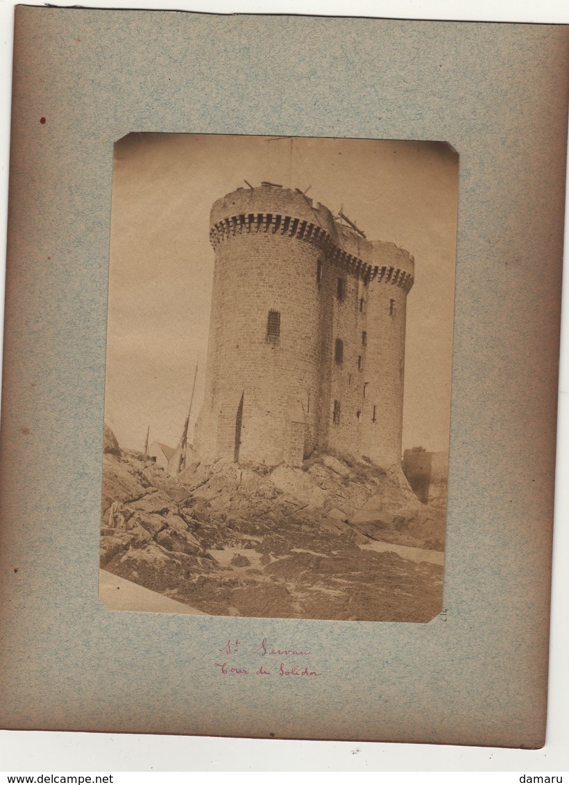 2 Photos Fin XIXe Saint Malo Ille Et Vilaine Bretagne Et Saint Servan - Anciennes (Av. 1900)