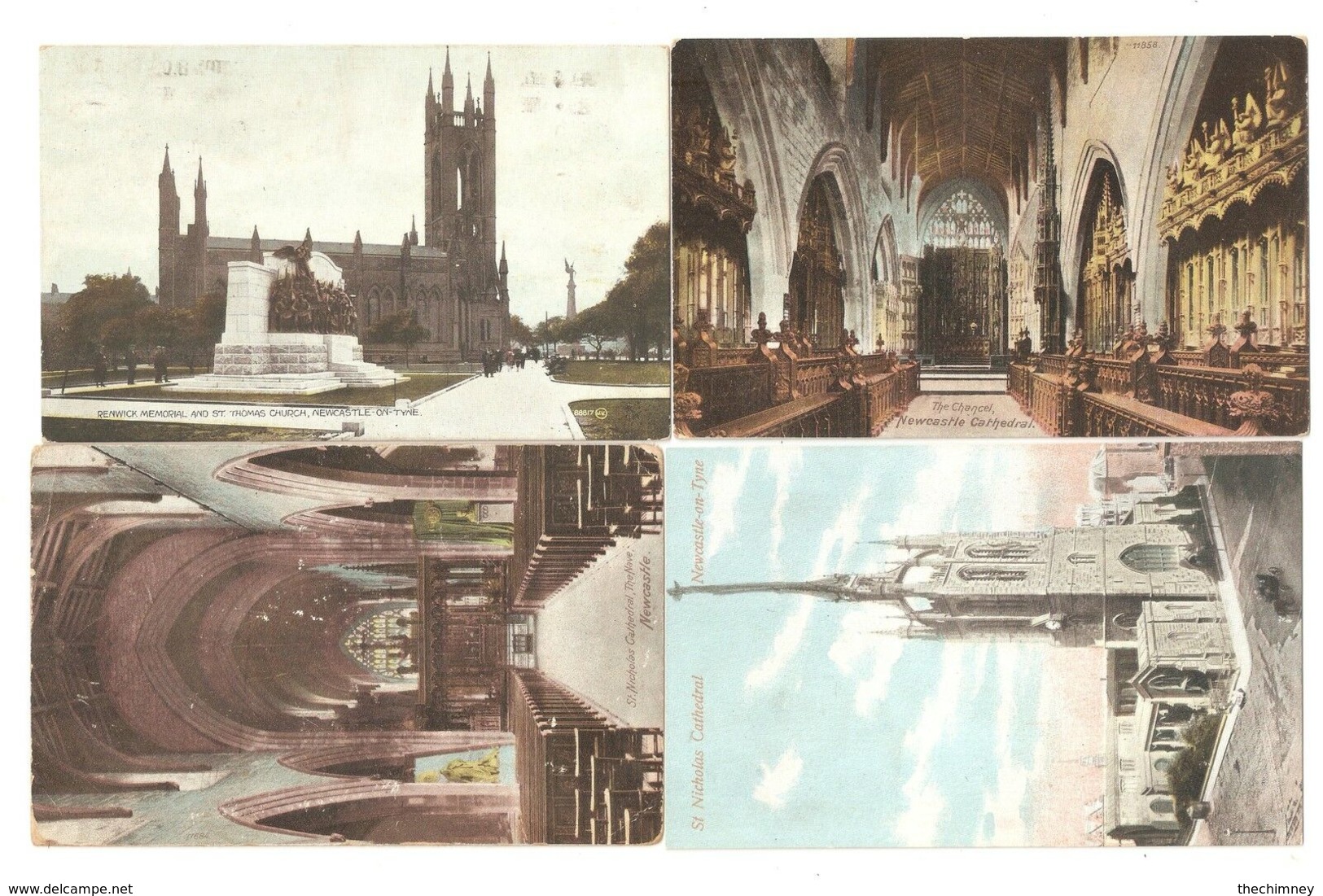 FOUR POSTCARDS OF NEWCASTLE UPON TYNE NORTHUMBERLAND - Newcastle-upon-Tyne