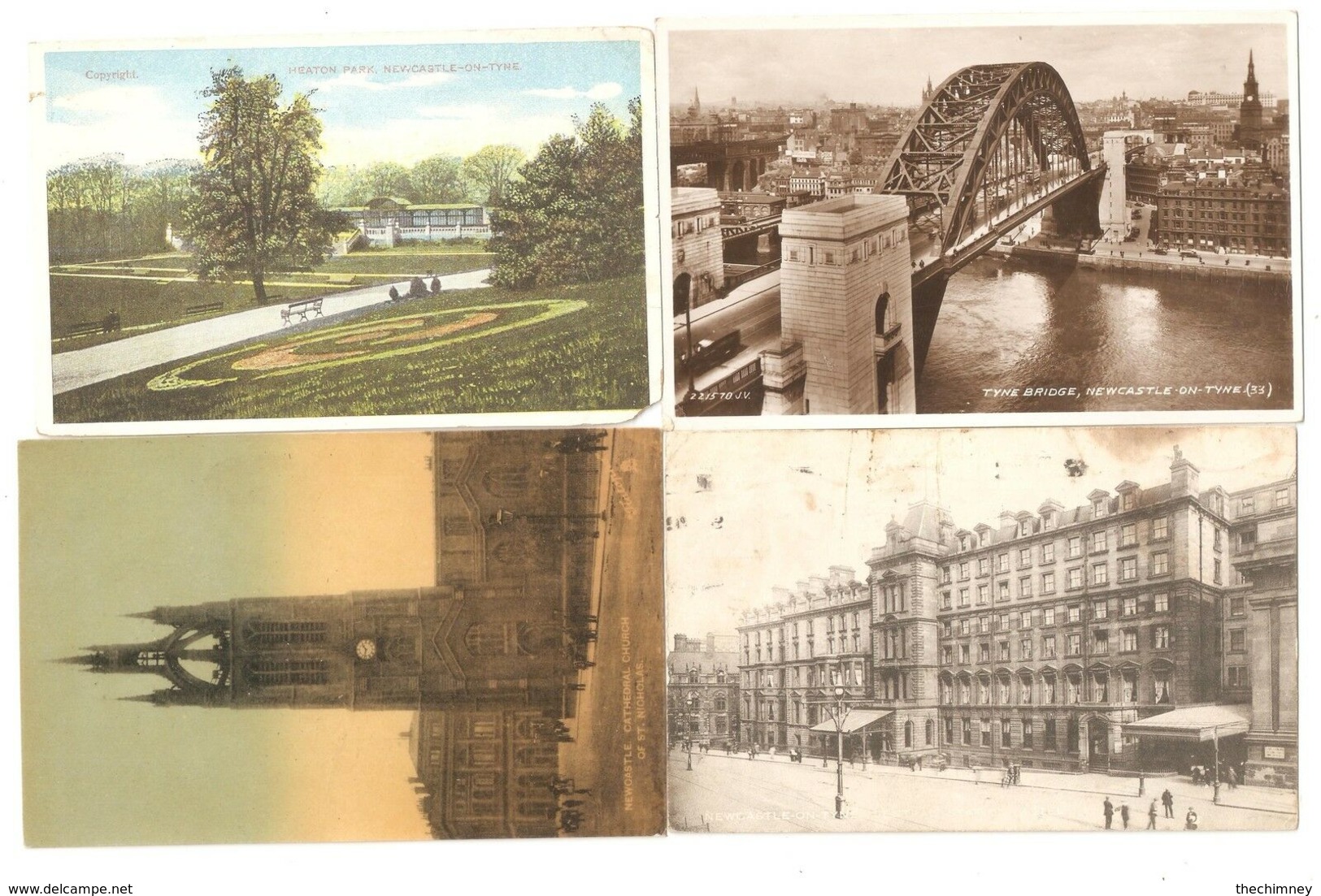 4 FOUR POSTCARDS OF NEWCASTLE UPON TYNE NORTHUMBERLAND - Newcastle-upon-Tyne