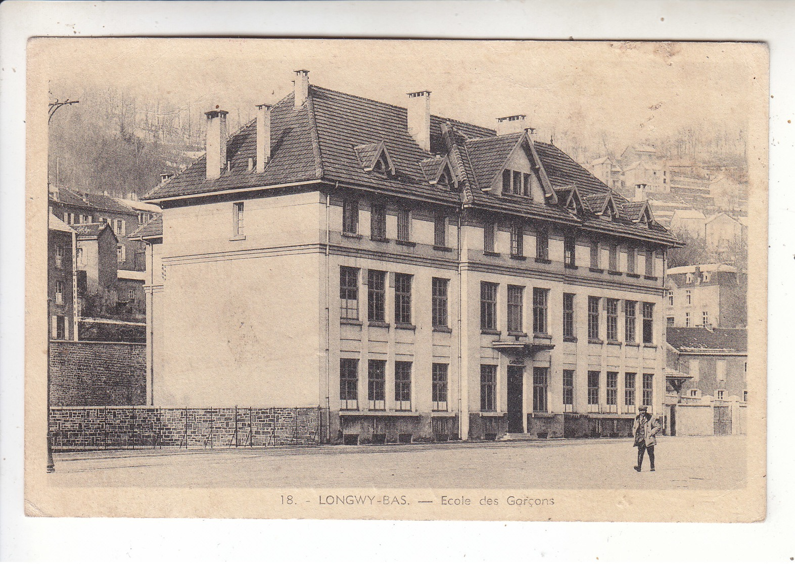 SP- 54 -  LONGWY - BAS - Ecole Des Garcons - - Longwy