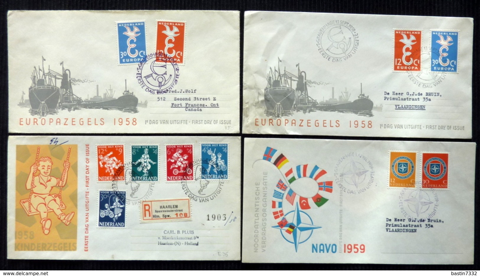 Netherlands/Pays-Bas+colonies old collection FDC,letters,covers etc. high catalogue value!!