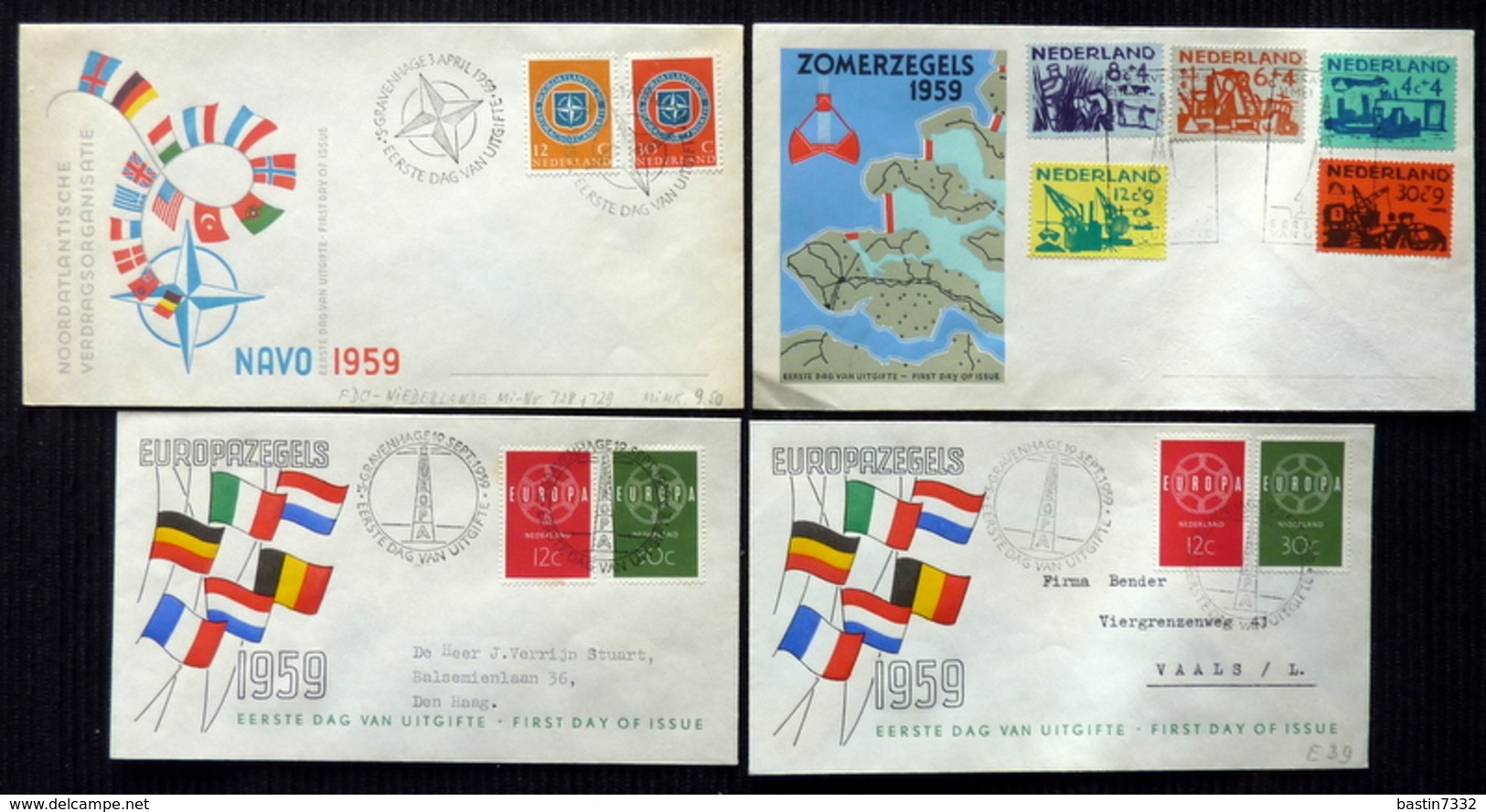 Netherlands/Pays-Bas+colonies old collection FDC,letters,covers etc. high catalogue value!!