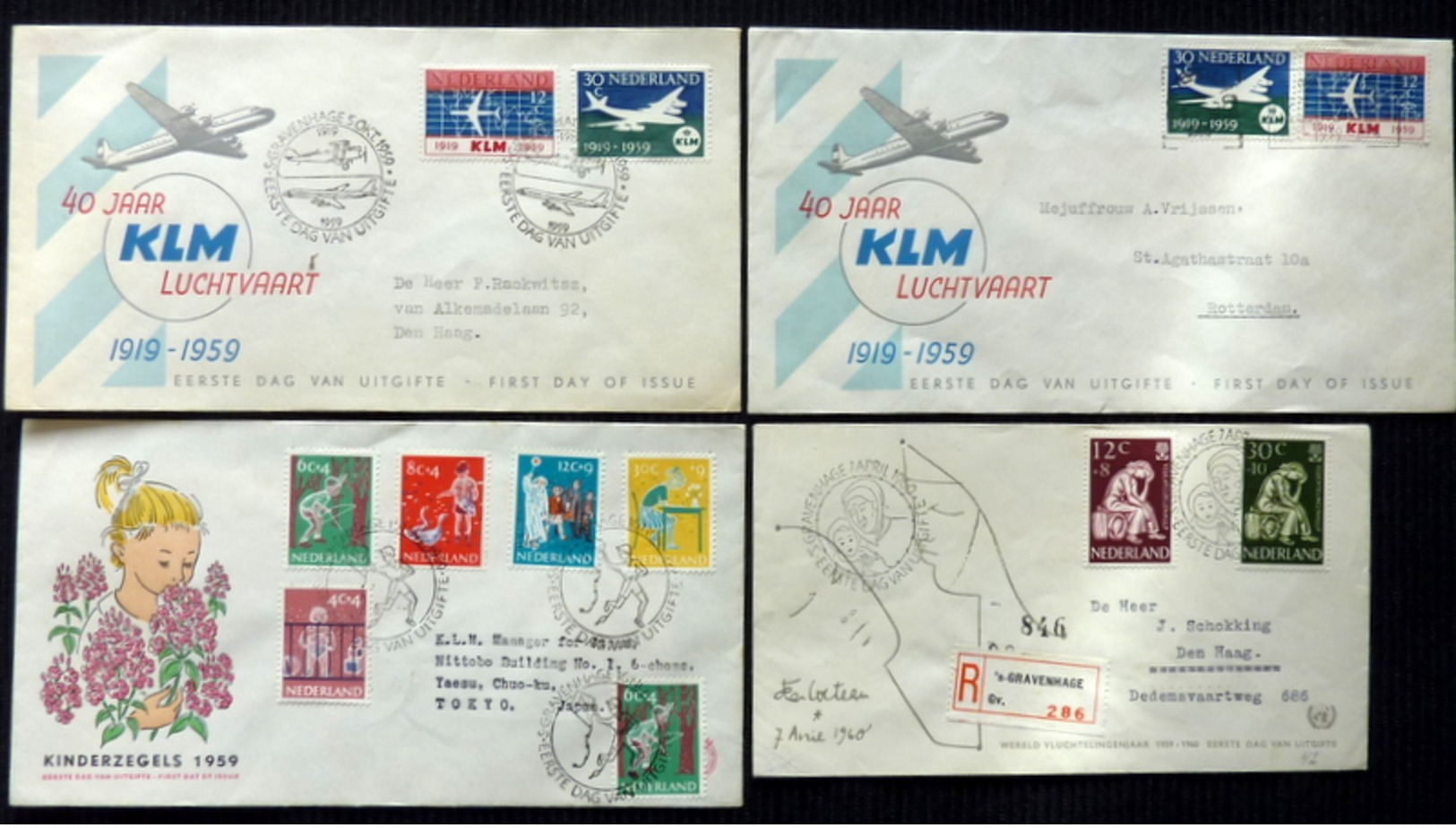 Netherlands/Pays-Bas+colonies old collection FDC,letters,covers etc. high catalogue value!!