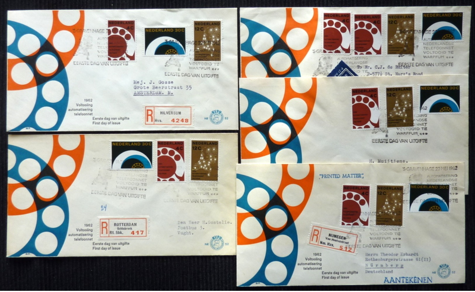 Netherlands/Pays-Bas+colonies old collection FDC,letters,covers etc. high catalogue value!!