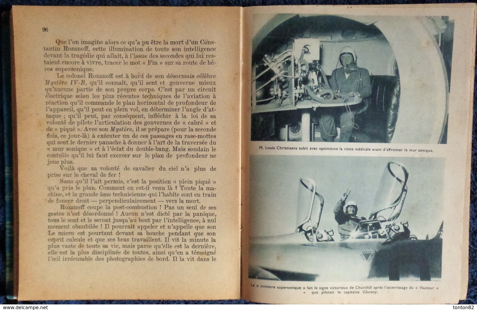 Claude-Henri Leconte - Les Cavaliers Du Ciel - La Vie Des Pilotes D'essai D'avions à Réaction - Pensée Moderne - (1954) - Flugzeuge