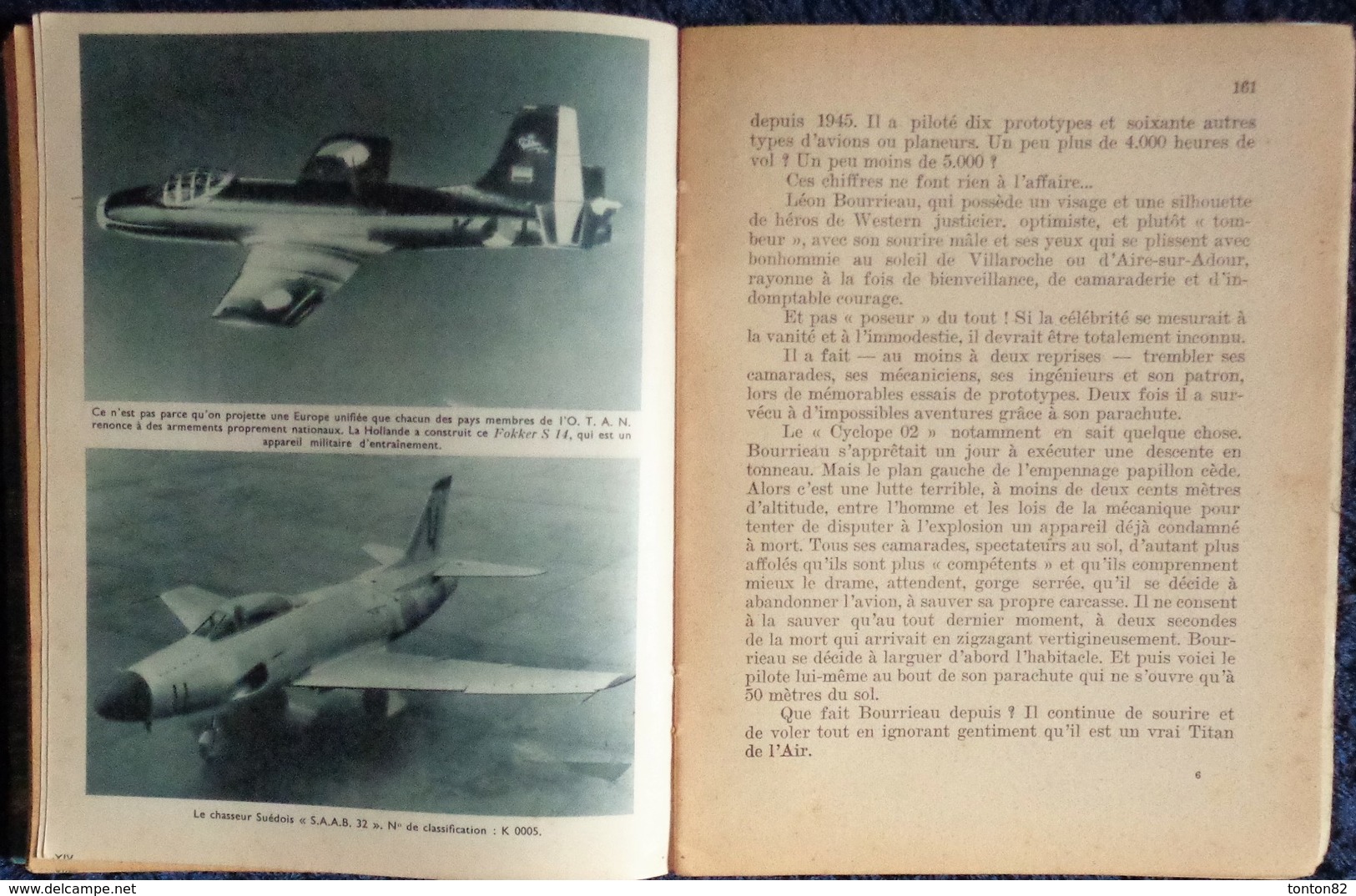 Claude-Henri Leconte - Les Cavaliers du ciel - La vie des pilotes d'essai d'avions à réaction - Pensée Moderne - (1954)