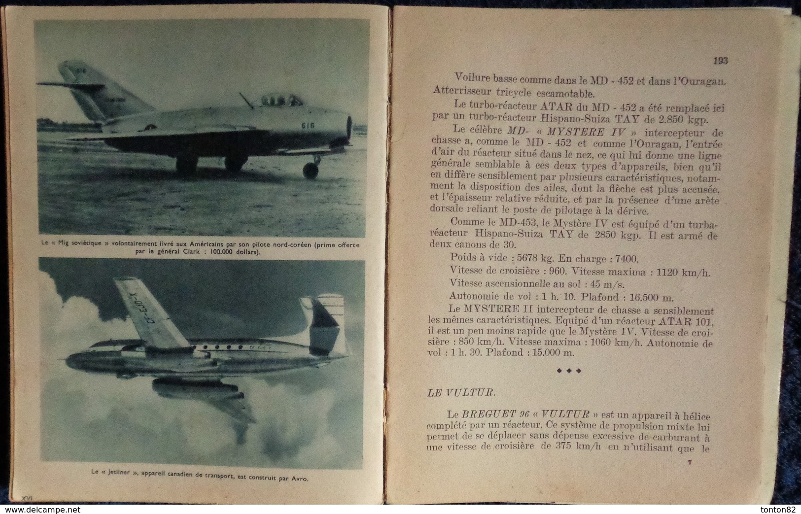 Claude-Henri Leconte - Les Cavaliers du ciel - La vie des pilotes d'essai d'avions à réaction - Pensée Moderne - (1954)