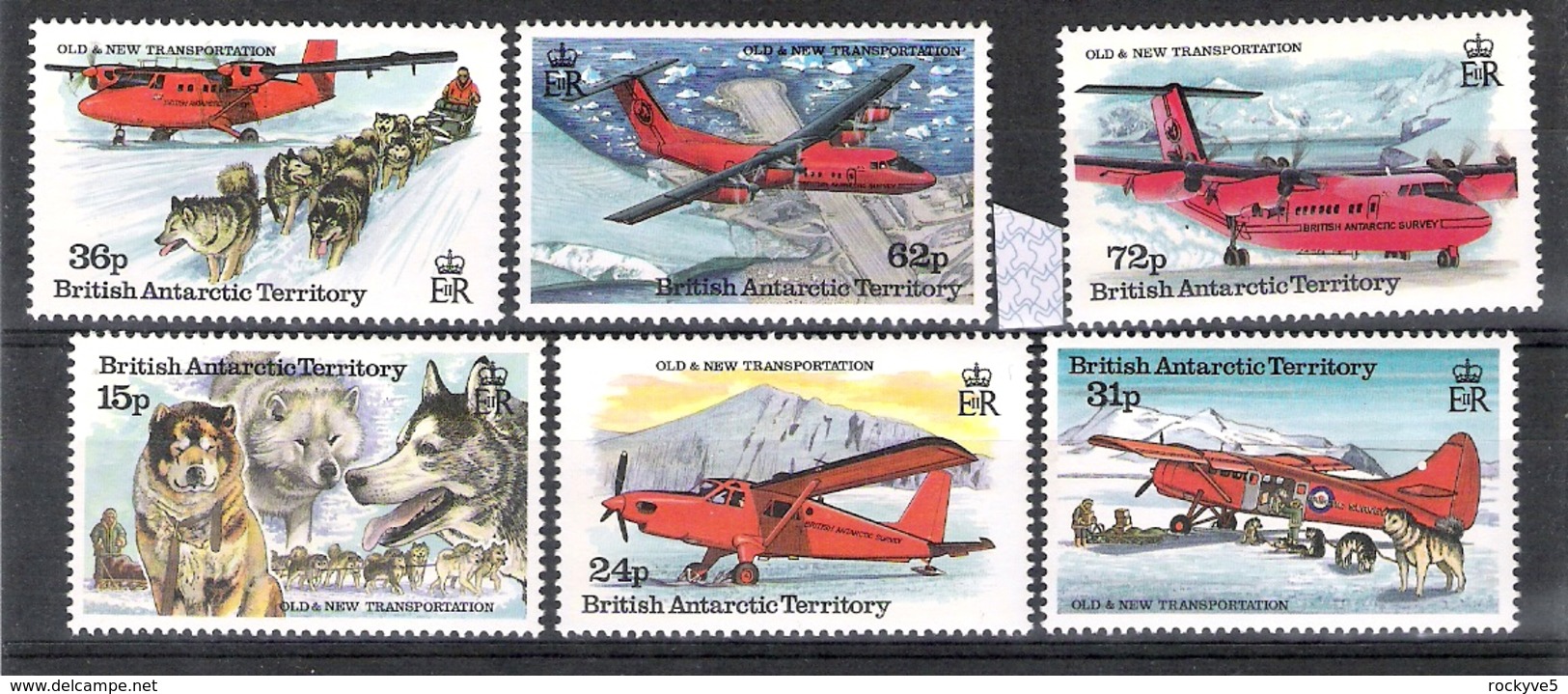 British Antarctic Territory 1994 Forms Of Transportation MNH CV £7.70 - Ongebruikt