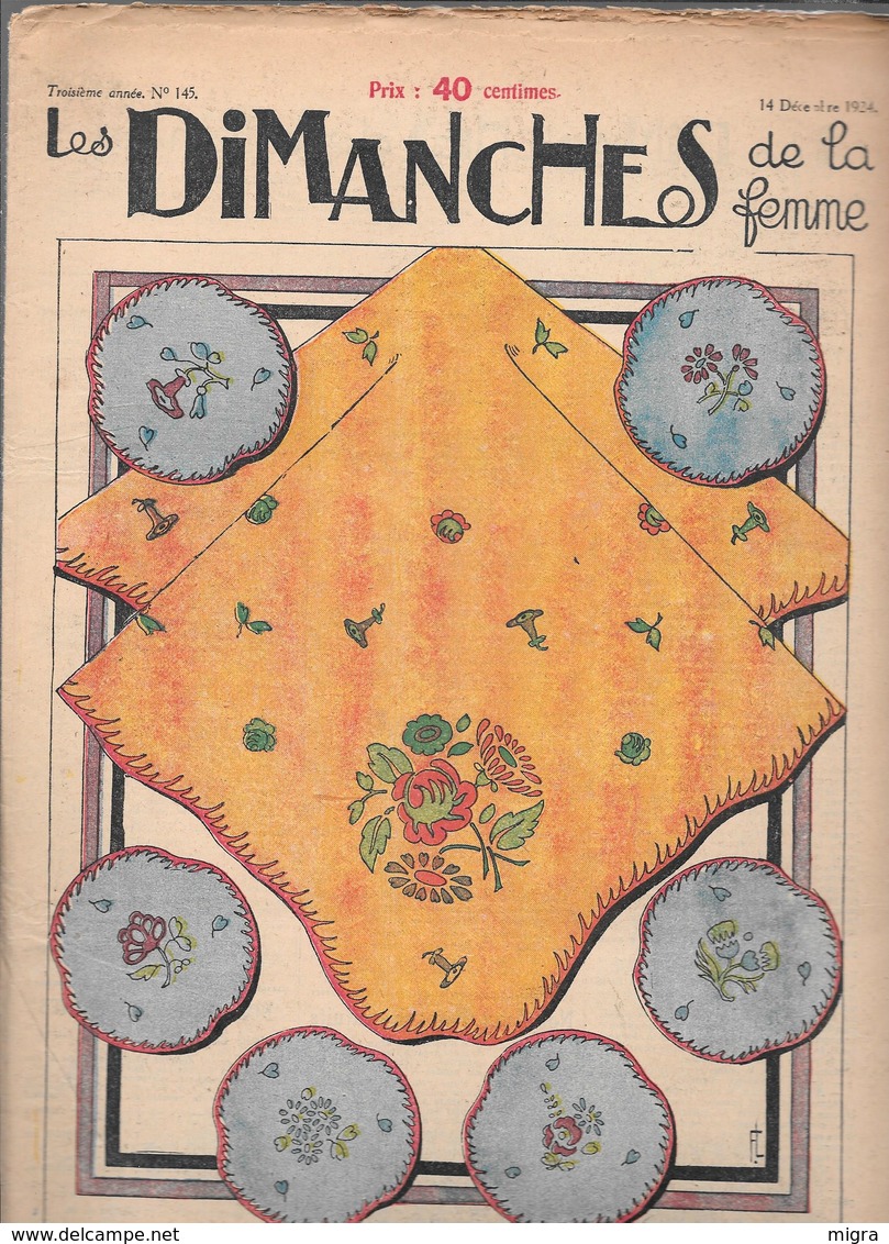 LES DIMANCHES DE LA FEMME - 1924 - 1900 - 1949