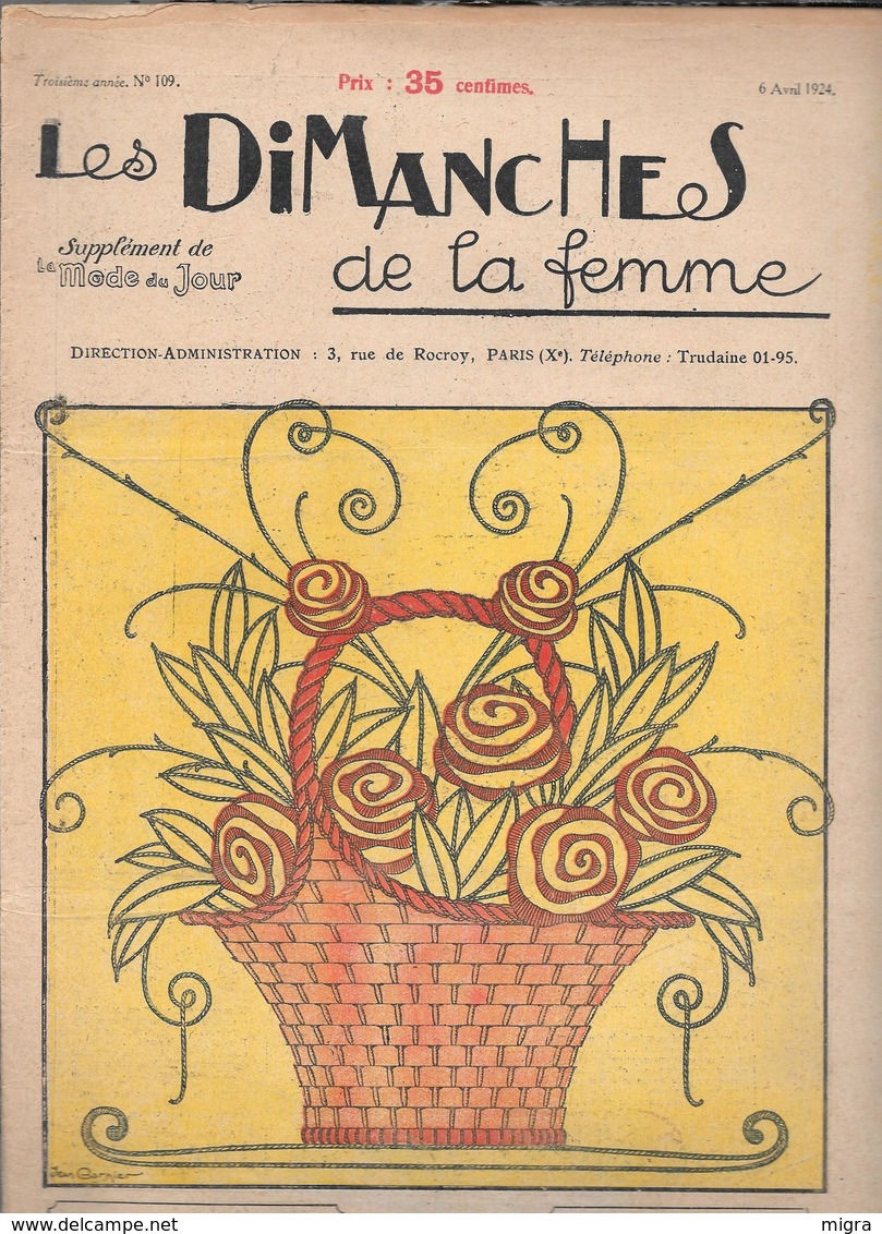 LES DIMANCHES DE LA FEMME - 1924 - 1900 - 1949