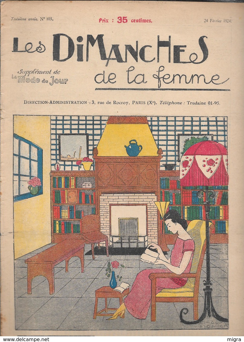 LES DIMANCHES DE LA FEMME - 1924 - 1900 - 1949