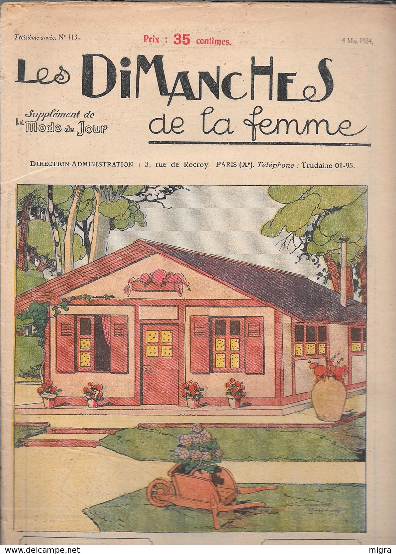 LES DIMANCHES DE LA FEMME - 1924 - 1900 - 1949