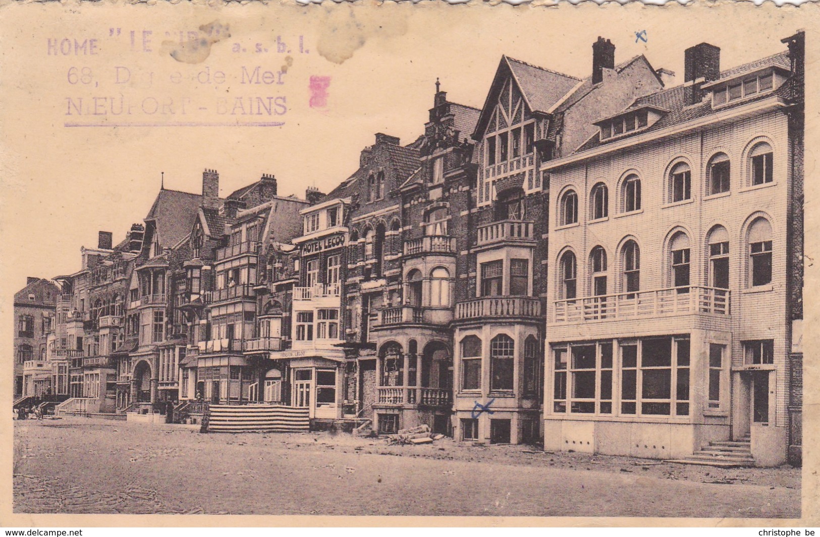 Nieuwpoort Bad, Nieuport Bains, Zeedijk (pk58765) - Nieuwpoort