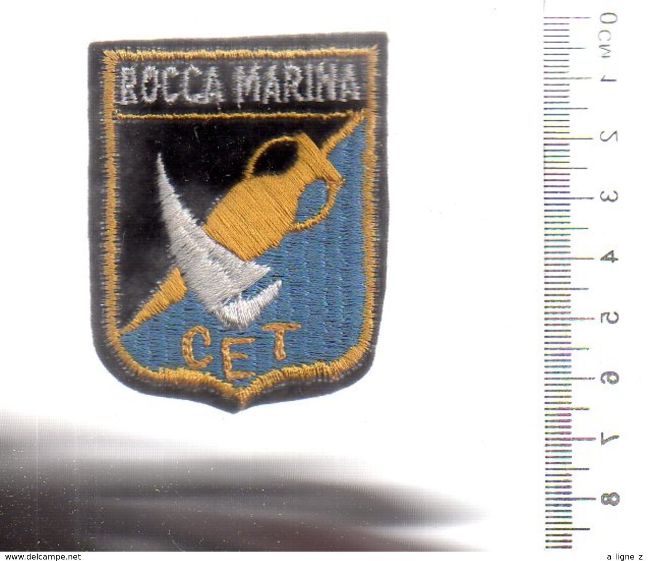 REF ENV : Ecusson Tissus : Rocca Marina CET - Ecussons Tissu