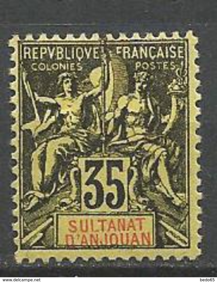 ANJOUAN N° 17 NEUF*  CHARNIERE TB  / MH - Unused Stamps